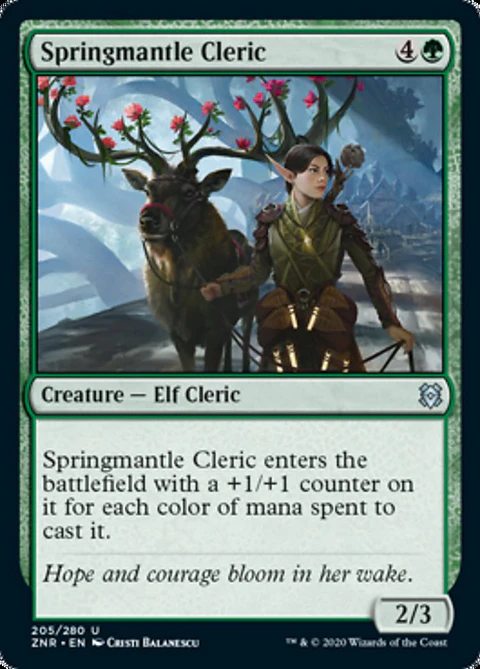 Springmantle Cleric - ZNR - U