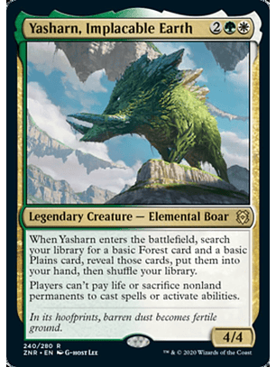 Yasharn, Implacable Earth - ZNR - R