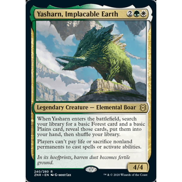 Yasharn, Implacable Earth - ZNR - R