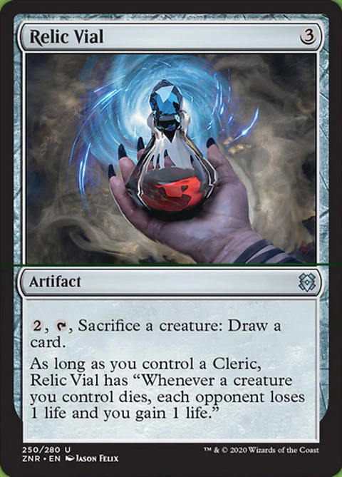 Relic Vial - ZNR - U 