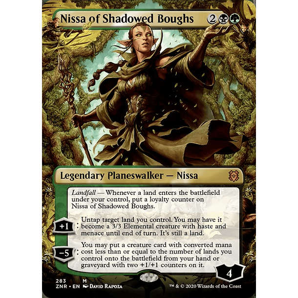 Nissa of Shadowed Boughs - ZNR - M 