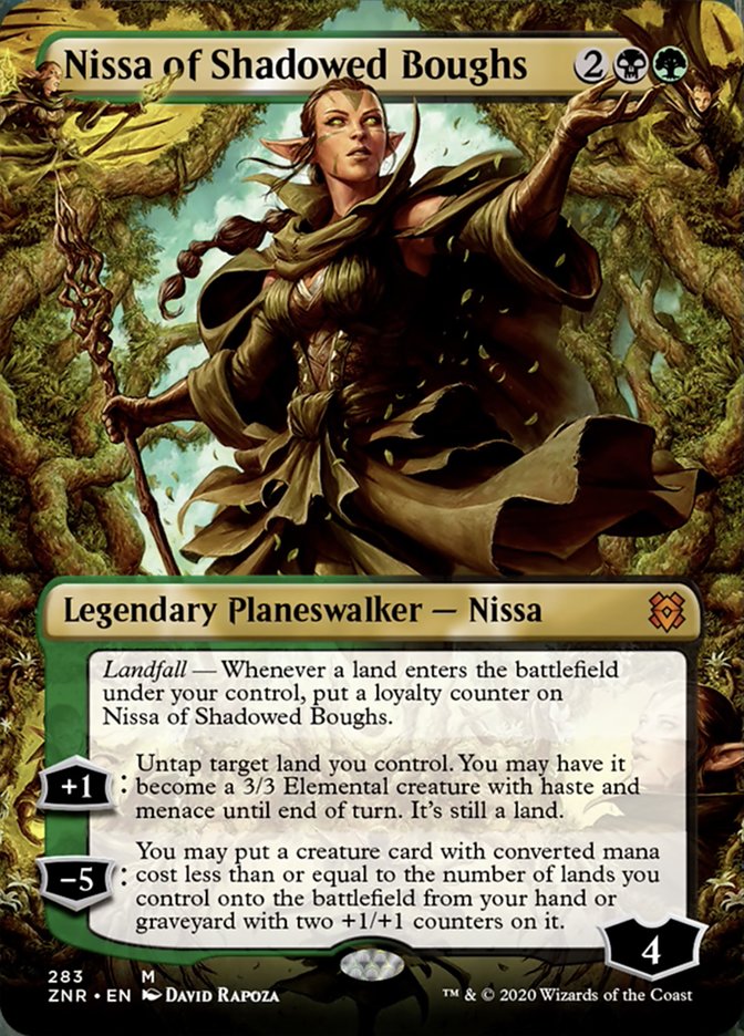 Nissa of Shadowed Boughs - ZNR - M  1