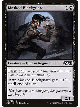 Masked Blackguard - M21 - C