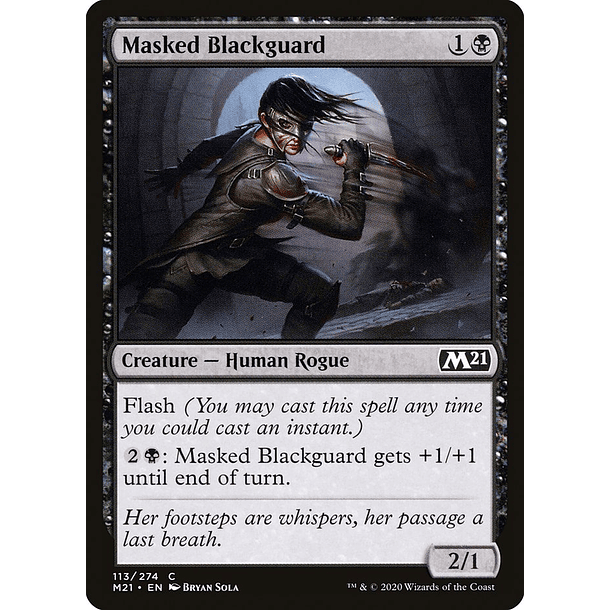 Masked Blackguard - M21 - C