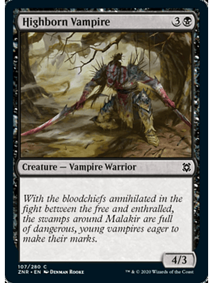 Highborn Vampire - ZNR - C