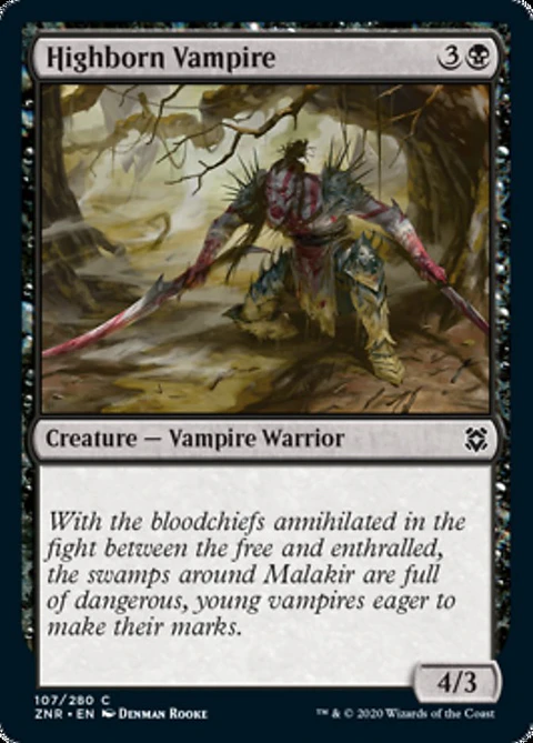 Highborn Vampire - ZNR - C