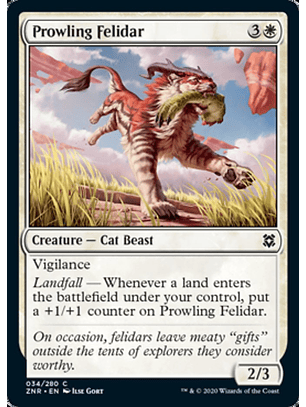 Prowling Felidar - ZNR - C