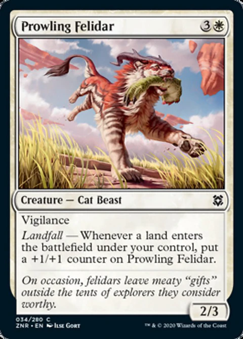 Prowling Felidar - ZNR - C