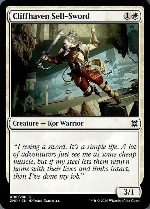Cliffhaven Sell-Sword - ZNR - C