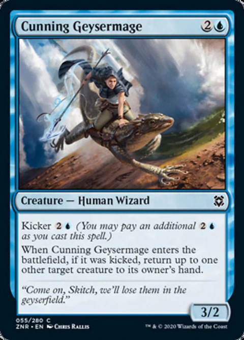 Cunning Geysermage - ZNR - C