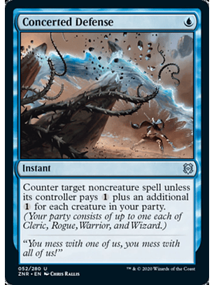 Concerted Defense - ZNR - U 