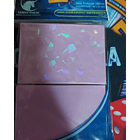 Unicorn Micas Holographic Defender Paquete con 100 color Rosa Tamaño Yugi  1