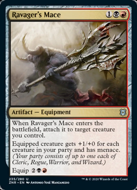 Ravager's Mace - ZNR - U 