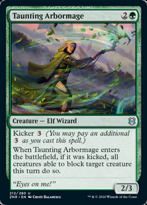 Taunting Arbormage - ZNR - U
