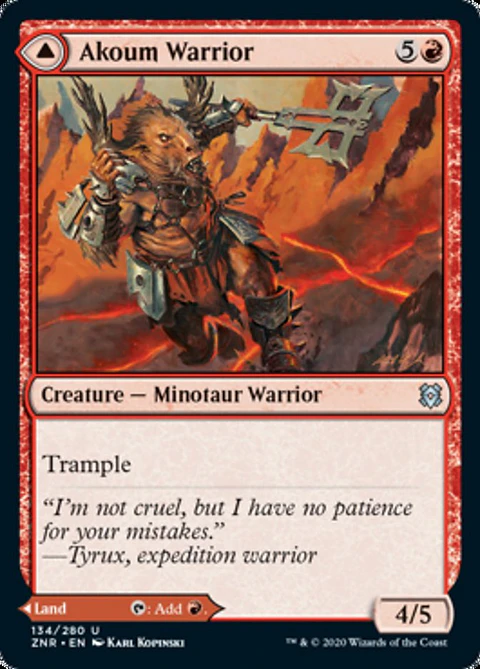 Akoum Warrior - ZNR - U 