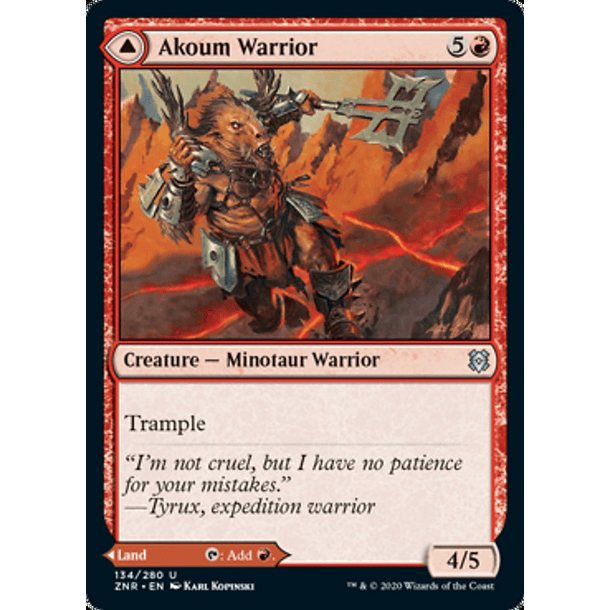 Akoum Warrior - ZNR - U 