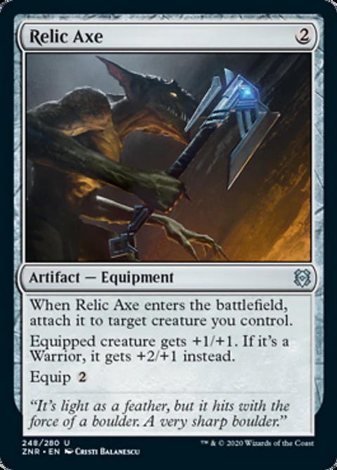 Relic Axe - ZNR - U 