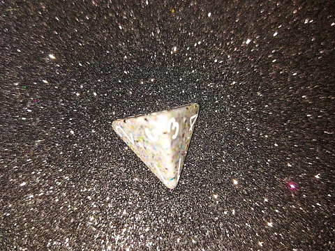 Dado 4 Caras - Chessex - Speckled Gris 