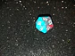 Dado 20 caras - Chessex - Rojo/Azul  - Miniatura 2