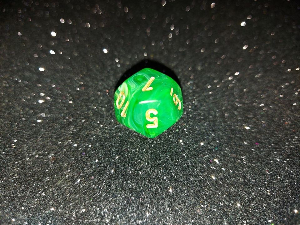 Dado 12 caras - Chessex - Verde 1