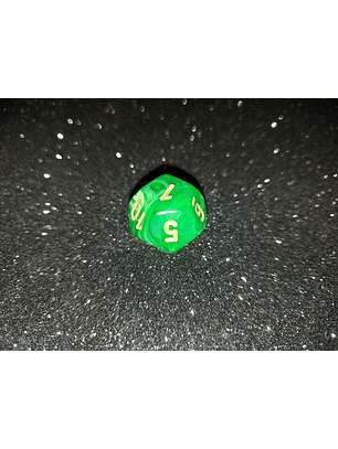 Dado 12 caras - Chessex - Verde