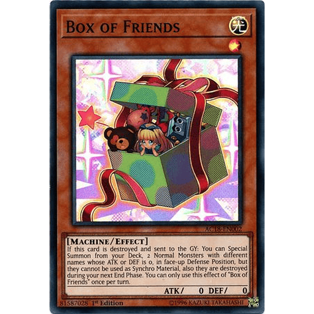 Box of Friends - AC18-EN002 - Super Rare