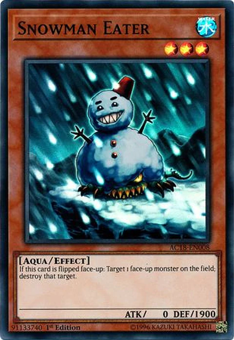 Snowman Eater - AC18-EN008 - Super Rare