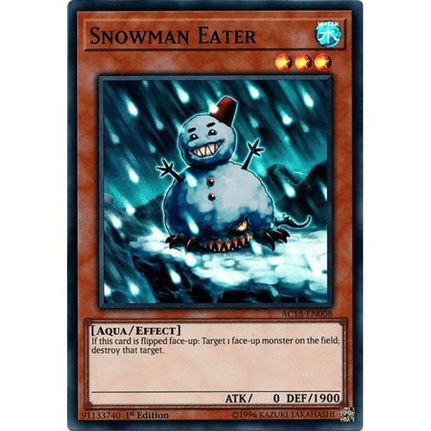 Snowman Eater - AC18-EN008 - Super Rare