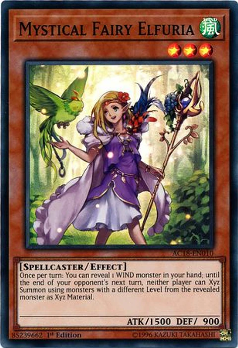 Mystical Fairy Elfuria - AC18-EN010 - Super Rare