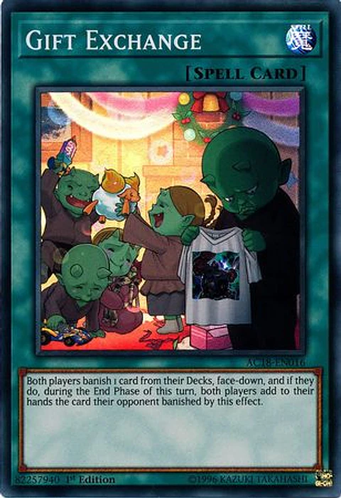 Gift Exchange - AC18-EN016 - Super Rare