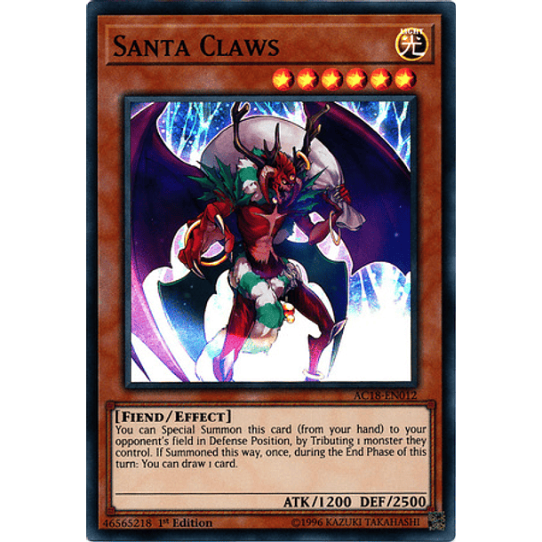 Santa Claws - AC18-EN012 - Super Rare
