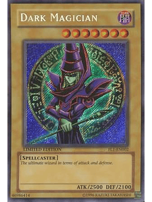 Dark Magician - FL1-EN002 - Secret Rare (daño Leve)