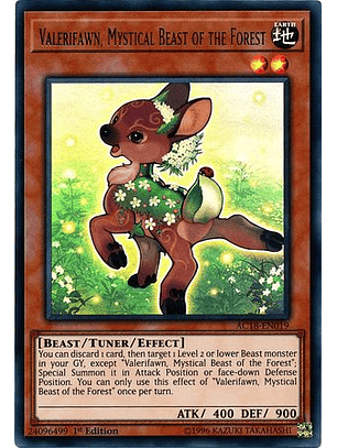 Valerifawn, Mystical Beast of The Forest - AC18-EN019 - Ultra Rare