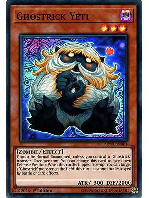 Ghostrick Yeti - AC18-EN004 - Super Rare