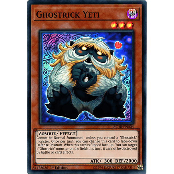 Ghostrick Yeti - AC18-EN004 - Super Rare