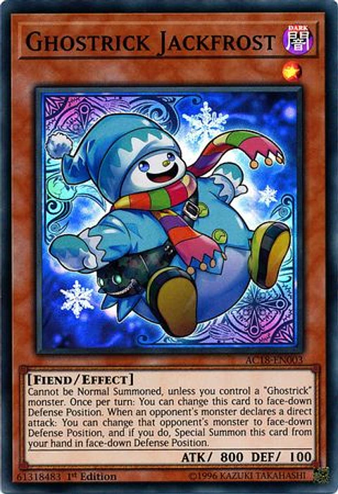 Ghostrick Jackfrost - AC18-EN003 - Super Rare