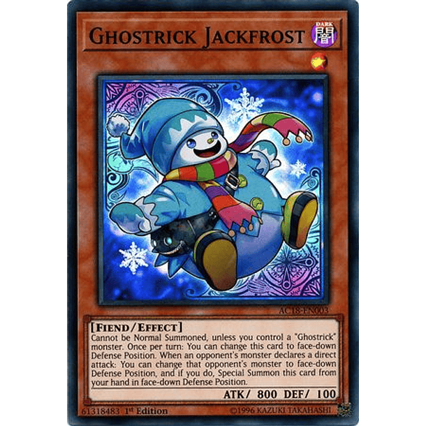 Ghostrick Jackfrost - AC18-EN003 - Super Rare