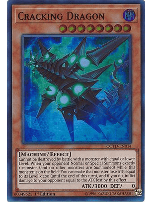 Cracking Dragon - COTD-EN014 - Super Rare
