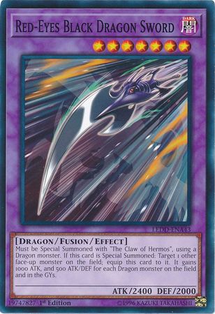 Red-Eyes Black Dragon Sword - LEDD-ENA43 - Common 1