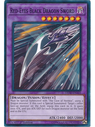 Red-Eyes Black Dragon Sword - LEDD-ENA43 - Common