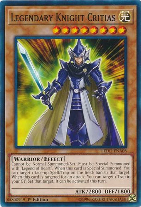 Legendary Knight Critias - LEDD-ENA08 - Common 
