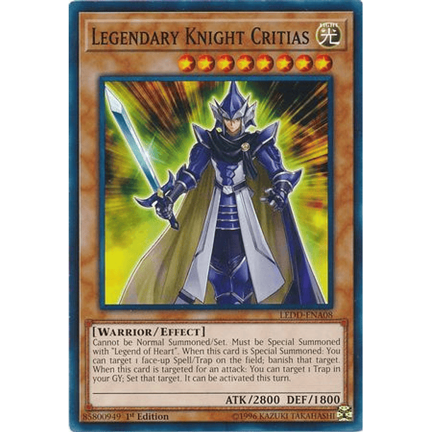 Legendary Knight Critias - LEDD-ENA08 - Common 