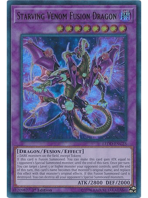 Starving Venom Fusion Dragon - LEDD-ENC25 - Ultra Rare