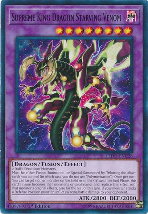 Supreme King Dragon Starving Venom - LEDD-ENC26 - Common 