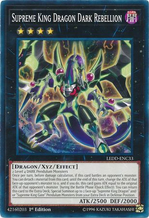 Supreme King Dragon Dark Rebellion - LEDD-ENC33 - Common