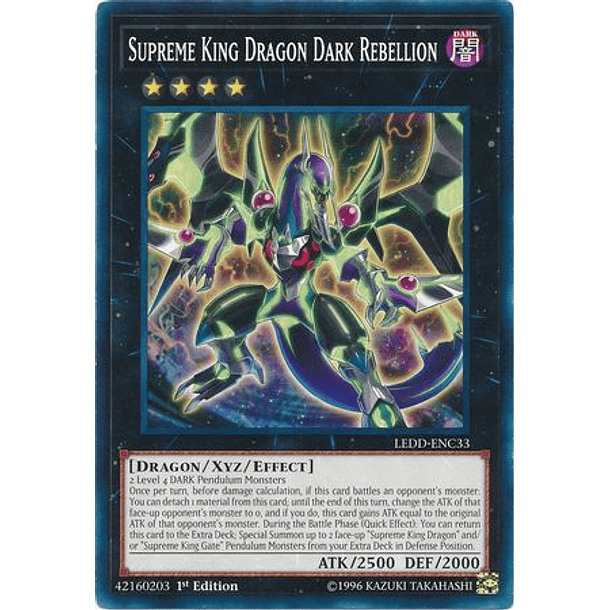Supreme King Dragon Dark Rebellion - LEDD-ENC33 - Common