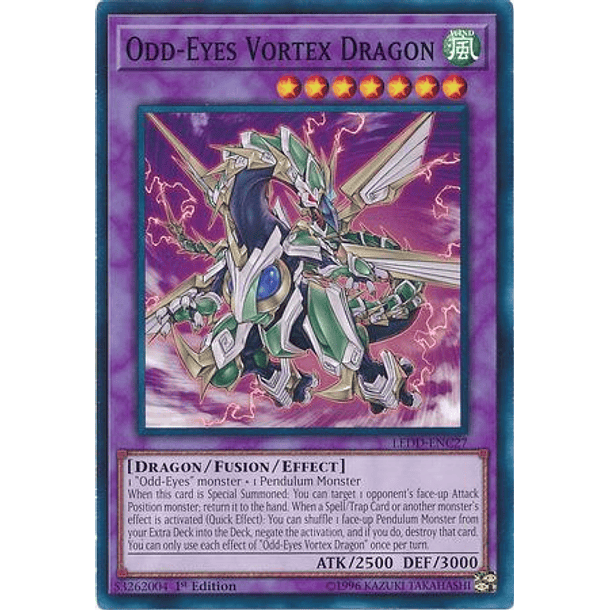 Odd-Eyes Vortex Dragon - LEDD-ENC27 - Common