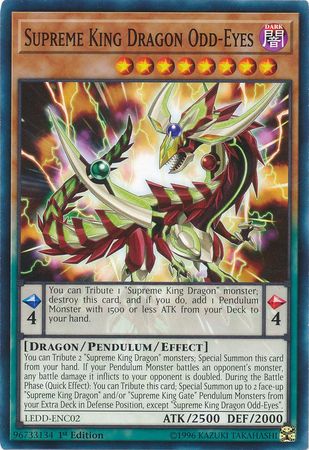 Supreme King Dragon Odd-Eyes - LEDD-ENC02 - Common 1