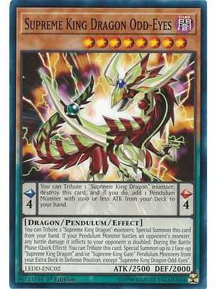 Supreme King Dragon Odd-Eyes - LEDD-ENC02 - Common