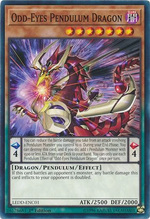 Odd-Eyes Pendulum Dragon - LEDD-ENC01 - Common